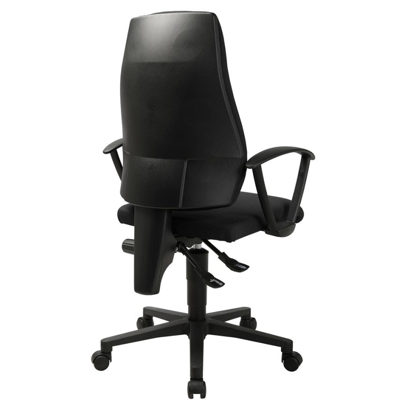 Topstar bureaustoel Maxx 500, zwart, met armleuningen, 110 kg draagkracht